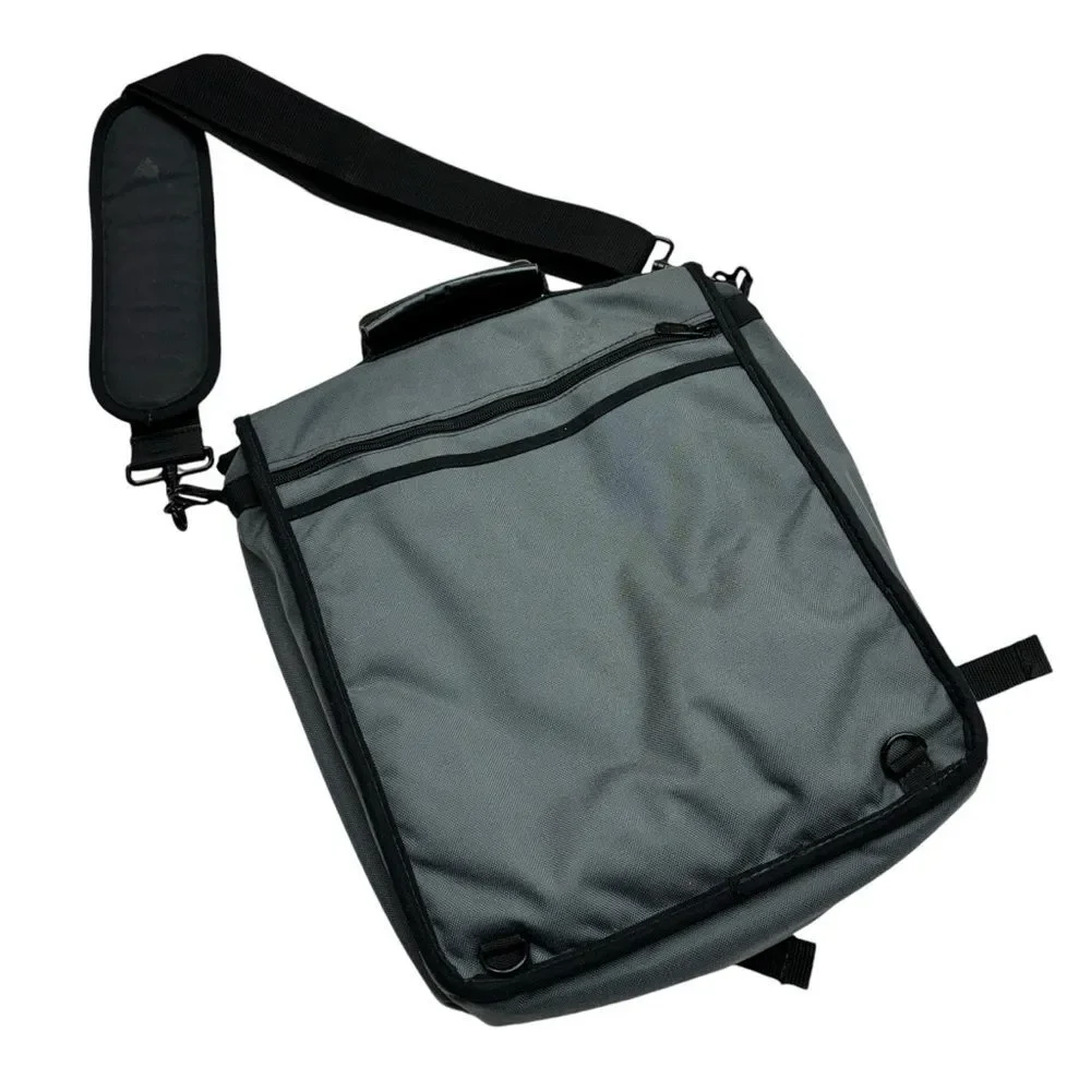 Manhattan Portage Commuter Laptop Bag Messenger Laptop Travel (Grey)